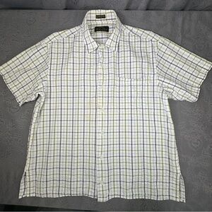 Orvis Seersucker Signature Collection Button Up M 46.5” Chest